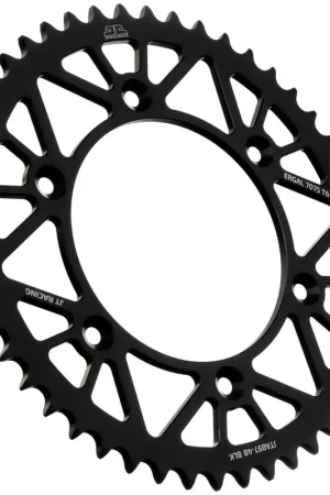 JT SPROCKETS - REAR RACELITE ALU 48T BLACK, 520 - Sprockets - Aluminium Beperkte Voorraad